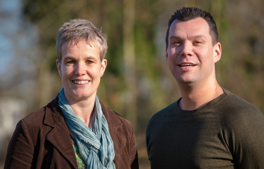 Wijkmakelaars Helma Smolders en Mike Venrooij
