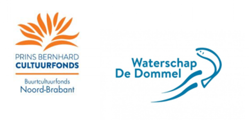 Logo Prins Bernhard Cultuurfonds en logo Waterschap de Dommel