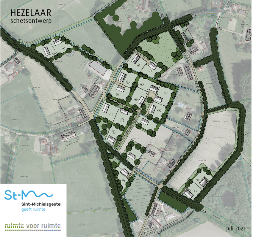 Schetsontwerp Hezelaar