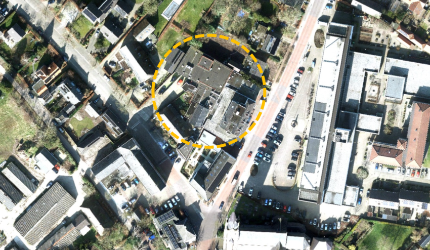 Locatie project 28 woningen Bosscheweg-Litserstraat in Den Dungen