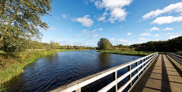 De Hooibrug over de Dommel in Gemonde