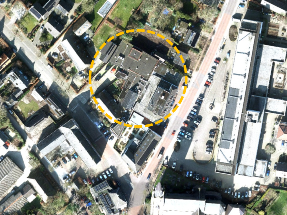 Locatie project 28 woningen Bosscheweg-Litserstraat in Den Dungen